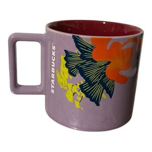 Starbucks 2023 Lilac Purple Jellyfish & Parasols Ceramic Mug